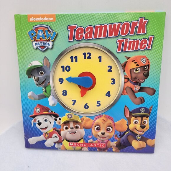 Nickelodeon PAW PATROL Lot of 5 Children's Books Clock Telling Time - BB238 - Picture 6 of 6